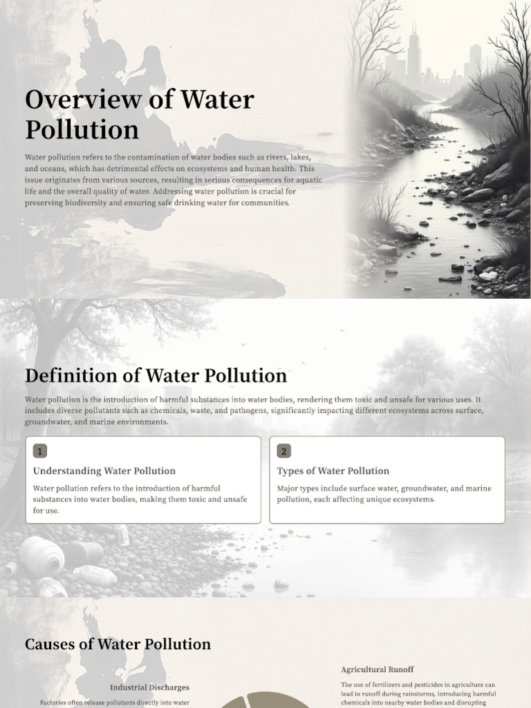 Understanding Water Pollution Causes & Effects | PDF | Water Pollution ...