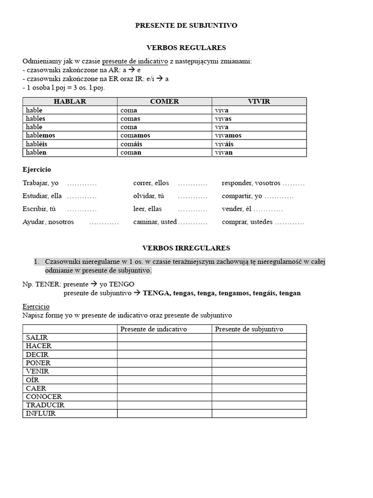 odmiana-subjuntivo-presente-pdf