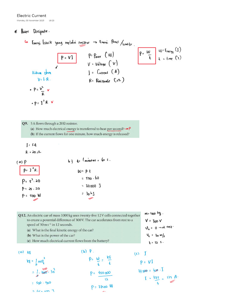 Understanding Electric Current Basics | PDF