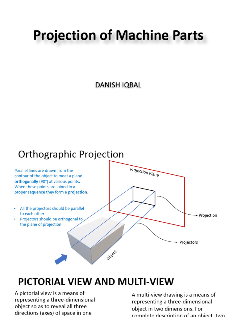 Orthographic and Pictorial Projections | PDF | Mathematical Physics ...