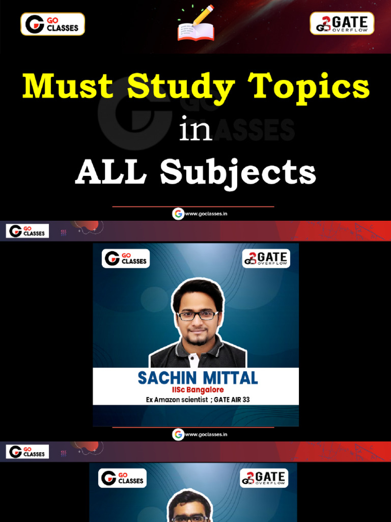 Imp Topics List | PDF