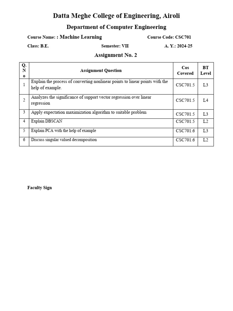 Machine Learning Assignment CSC701 - 2024-25 | PDF