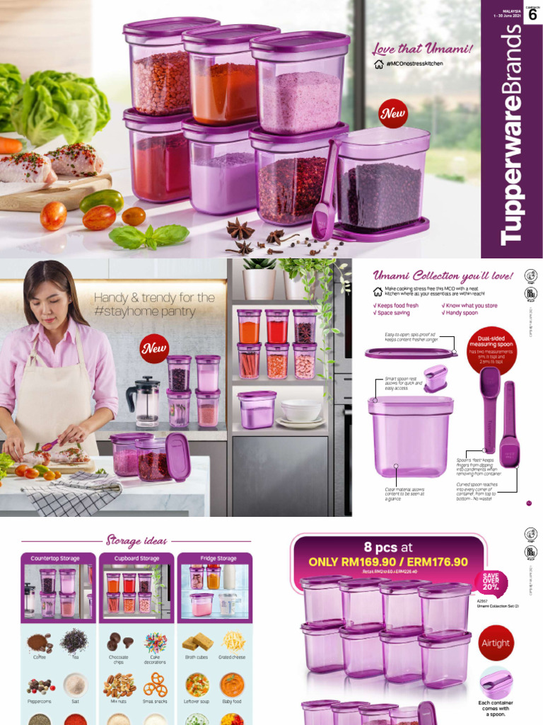 Tupperware Storage Solutions for Freshness | PDF | Refrigerator | Mug