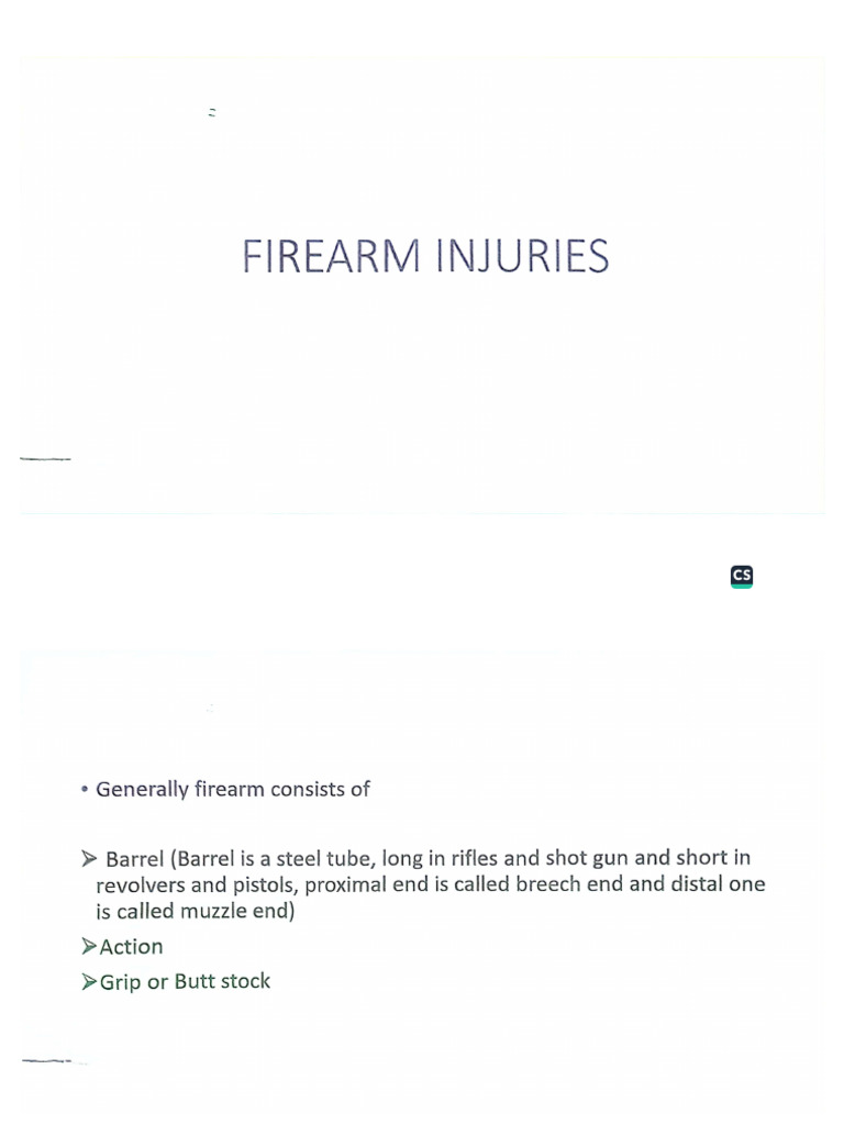 Firearm Injuries 2 | PDF