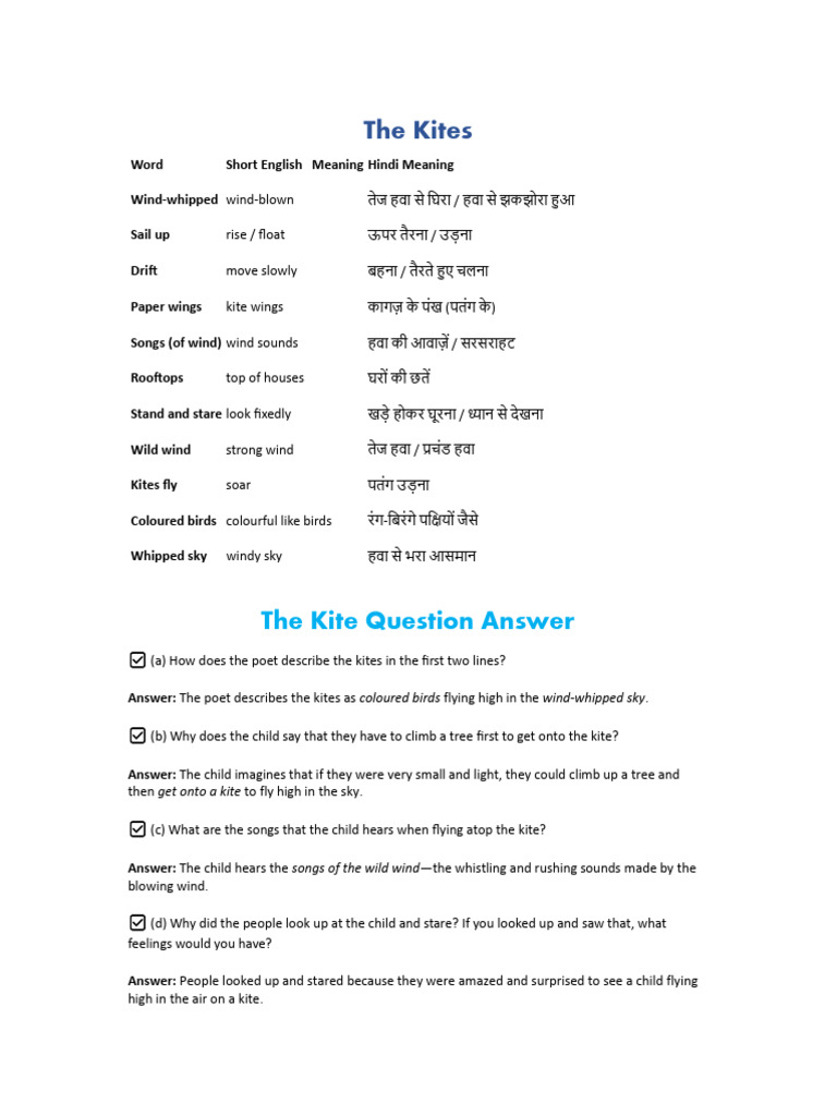 kites QA | PDF