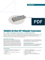 10GBASE-SR Fiber XFP 10Gigabit Transceiver