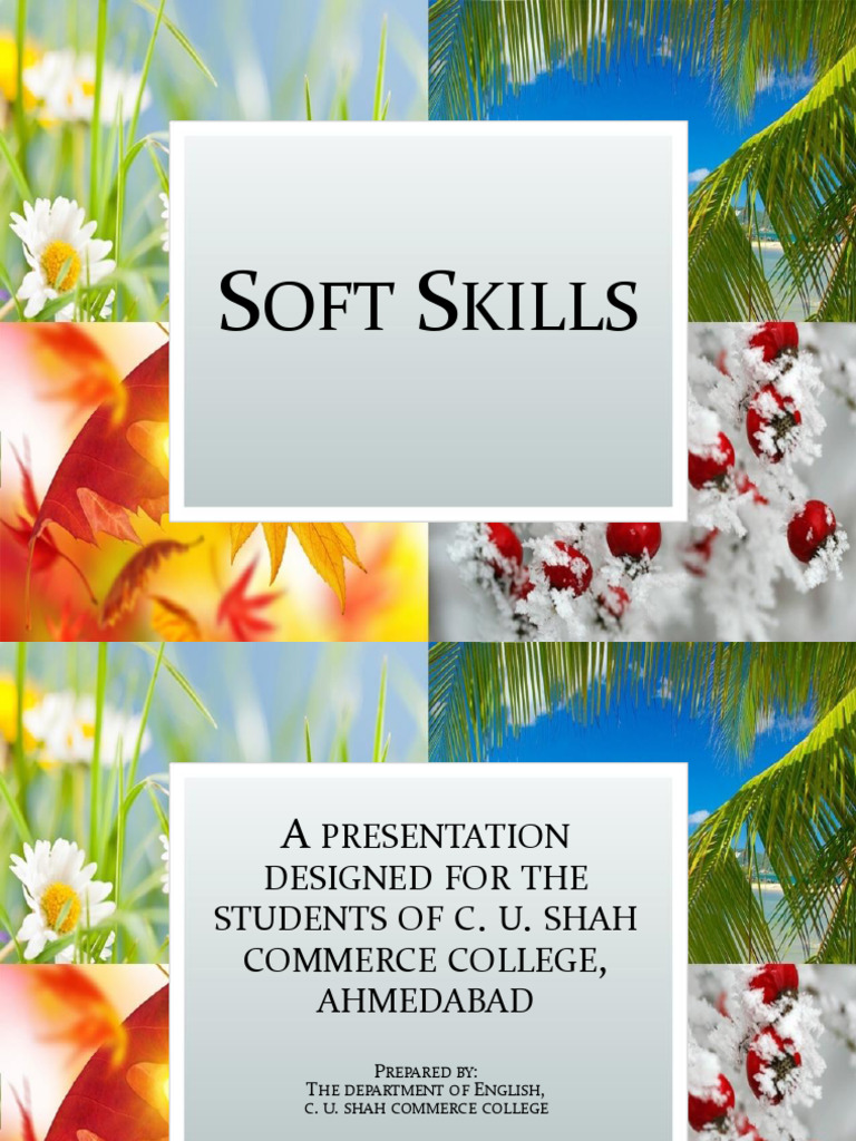 Soft Skills | PDF | Skill | Psychological Concepts