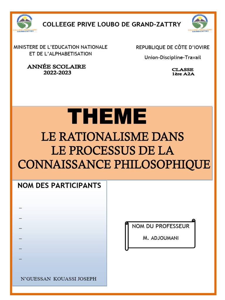 Comprendre le Rationalisme Moderne | PDF | Rationalisme | Raison