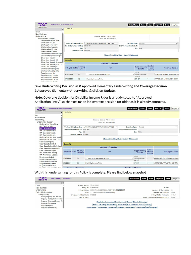 Underwriting and Batch Processing Guide | PDF | Underwriting | Computer ...