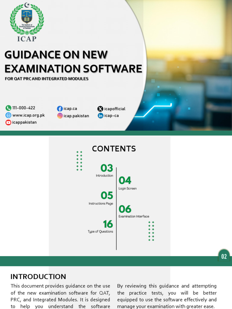 New Examination Software Guide | PDF | Multiple Choice | Computing