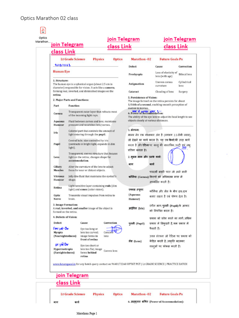 Optics Marathon 02 Class Module | PDF
