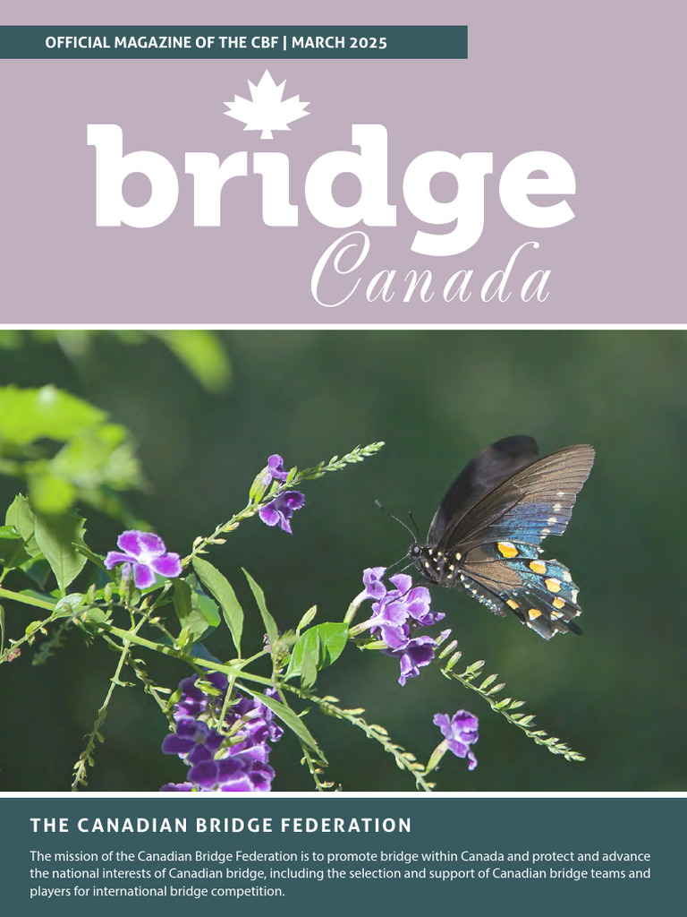Canadian Bridge Federation March 2025 | PDF | Contract Bridge | Card Games