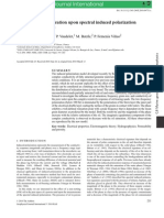 Influence of Oil Saturation Upon Spectral Induced Polarization of Oil Bearing Sands