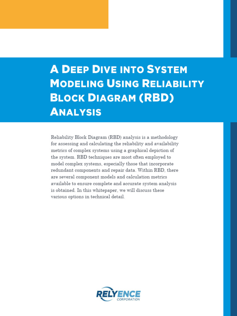 A Deep Dive Into System Modeling Using Reliability Block Diagram RBD ...