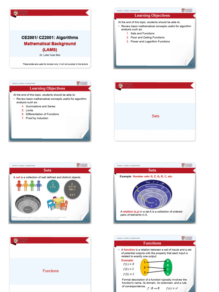 Week 1 Topic 2 Math Foundation (Via OLAM) | PDF | Function (Mathematics ...