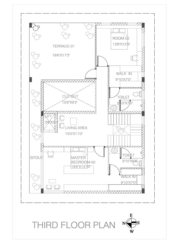 Third Floor Plan Layout Details | PDF
