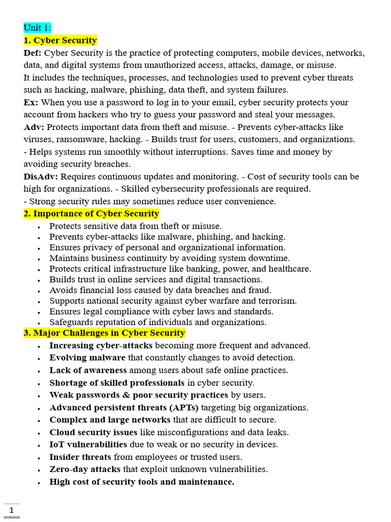 Understanding Cyber Security Essentials | PDF | Security | Computer ...