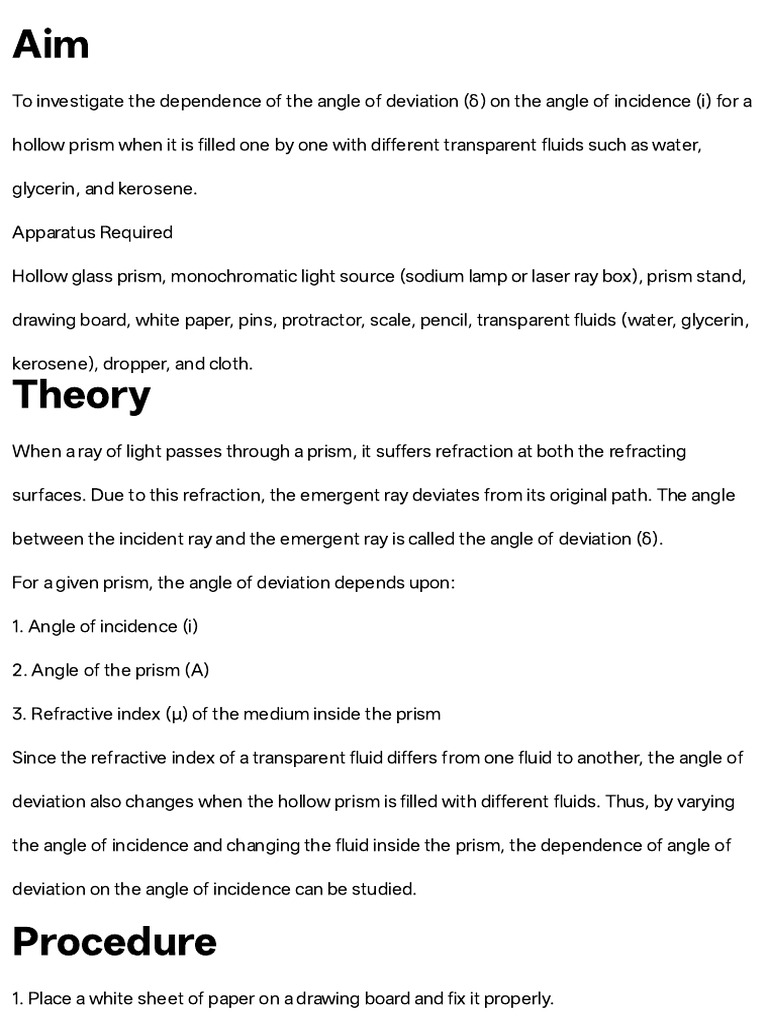 Physics | PDF | Refraction | Refractive Index