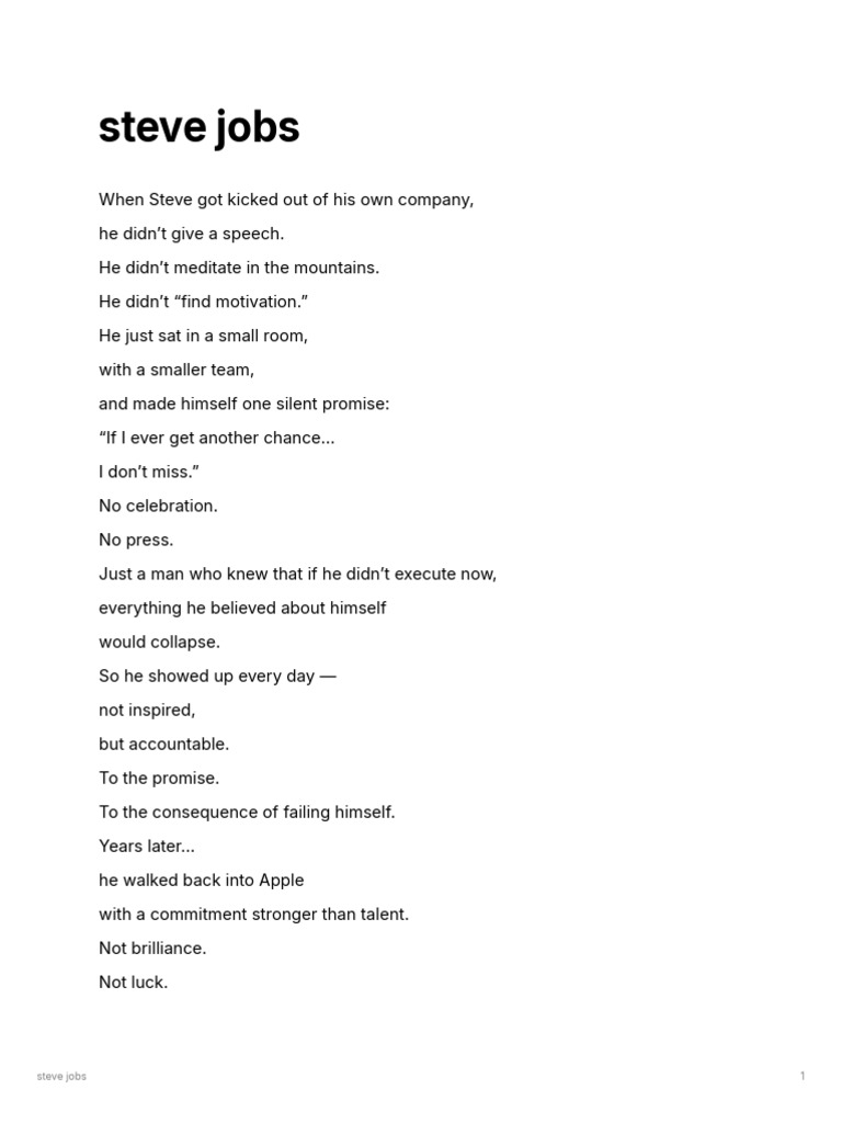 Steve | PDF
