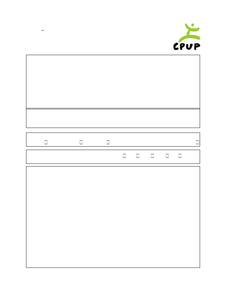 CPUP Physiotherapist Assessment Form | PDF | Anatomical Terms Of Motion ...
