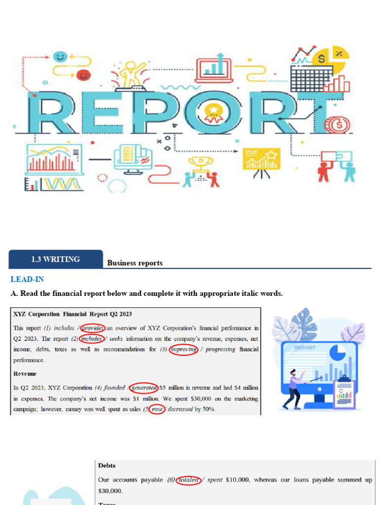 Business Report Writing Guide | PDF | Target Audience | Marketing