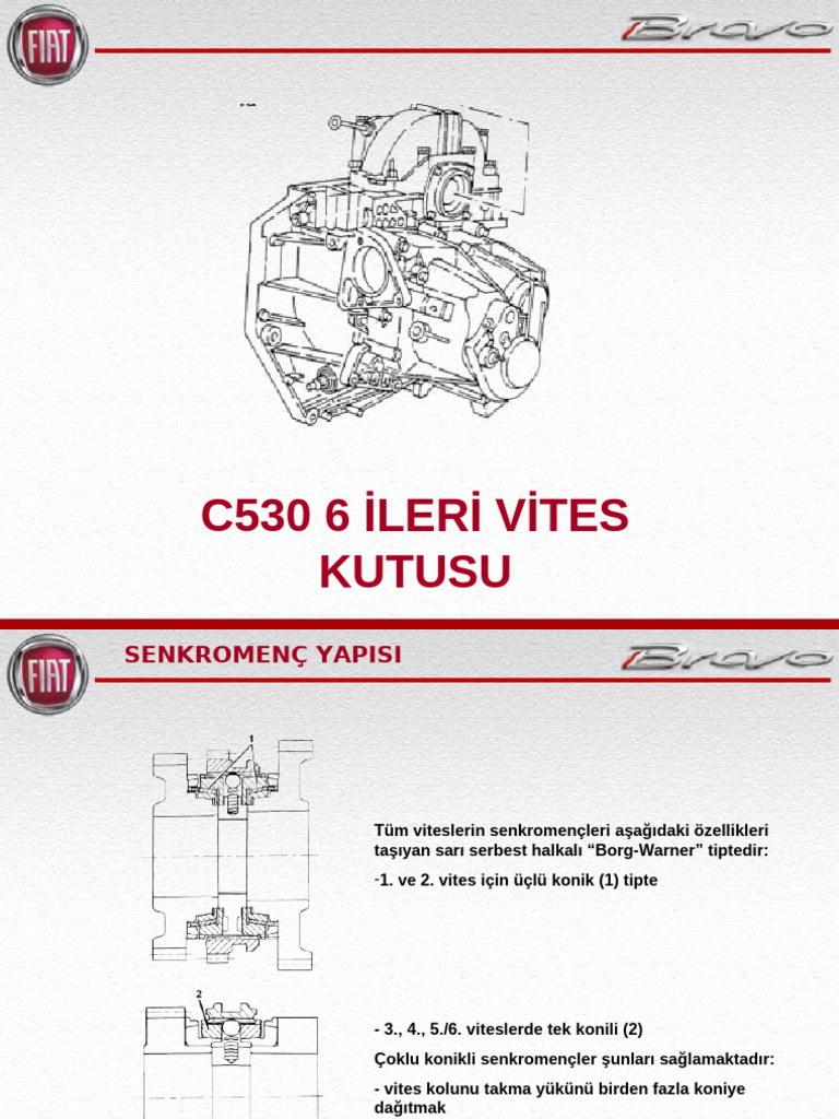 C530 6 İleri Vites Kutusu | PDF