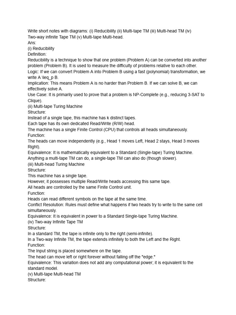 Unit 5th pyqs | PDF | Computer Programming | Formalism (Deductive)