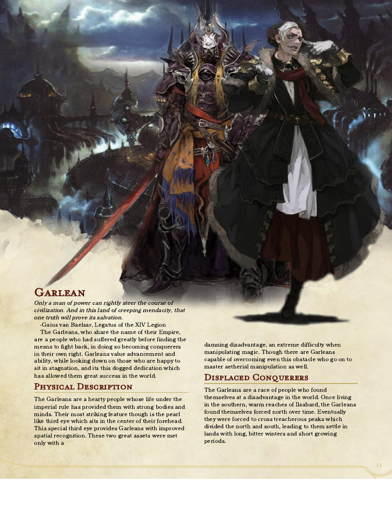 Garlean Empire: Culture and Traits | PDF