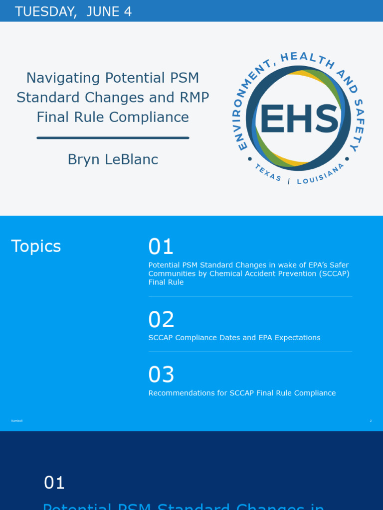 Ramboll 2024 EHS Texas-Louisiana Seminar Presentation - OSHA PSM in ...
