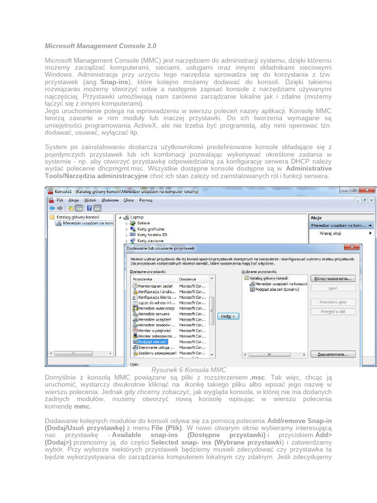 Microsoft Management Console 3 | PDF