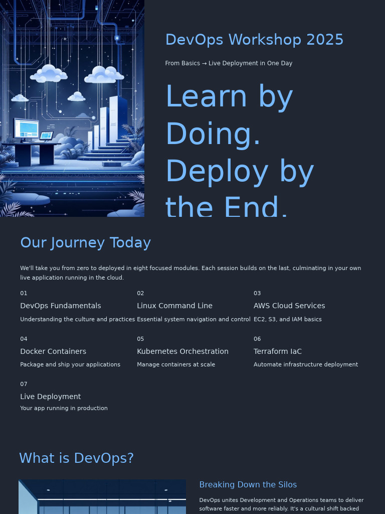 DevOps Workshop: Deploy in One Day | PDF | Computing | Distributed ...