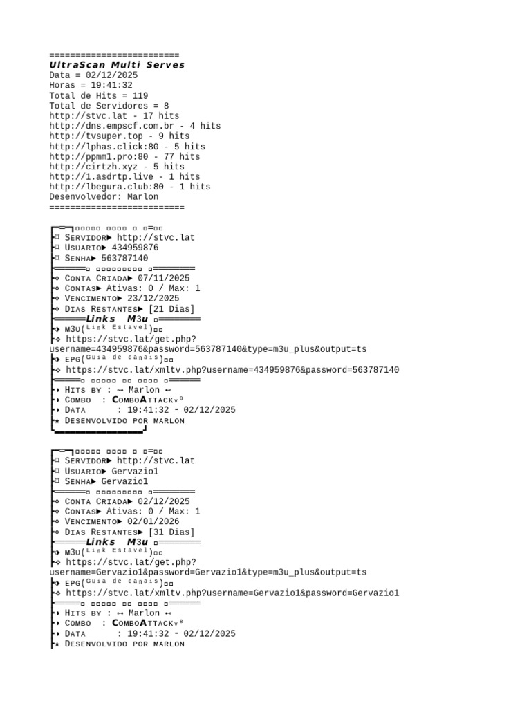UltraScan MultiServidores 2025-12!02!193843 | PDF