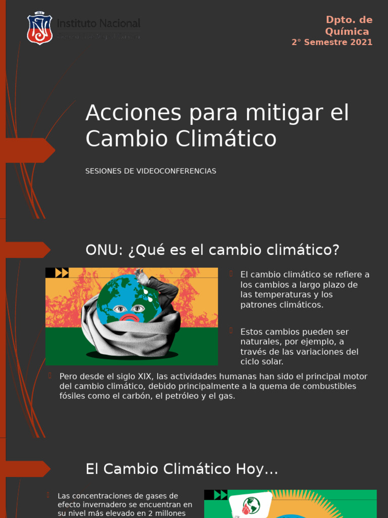 Estrategias para Combatir el Cambio Climático | PDF | Grupo ...