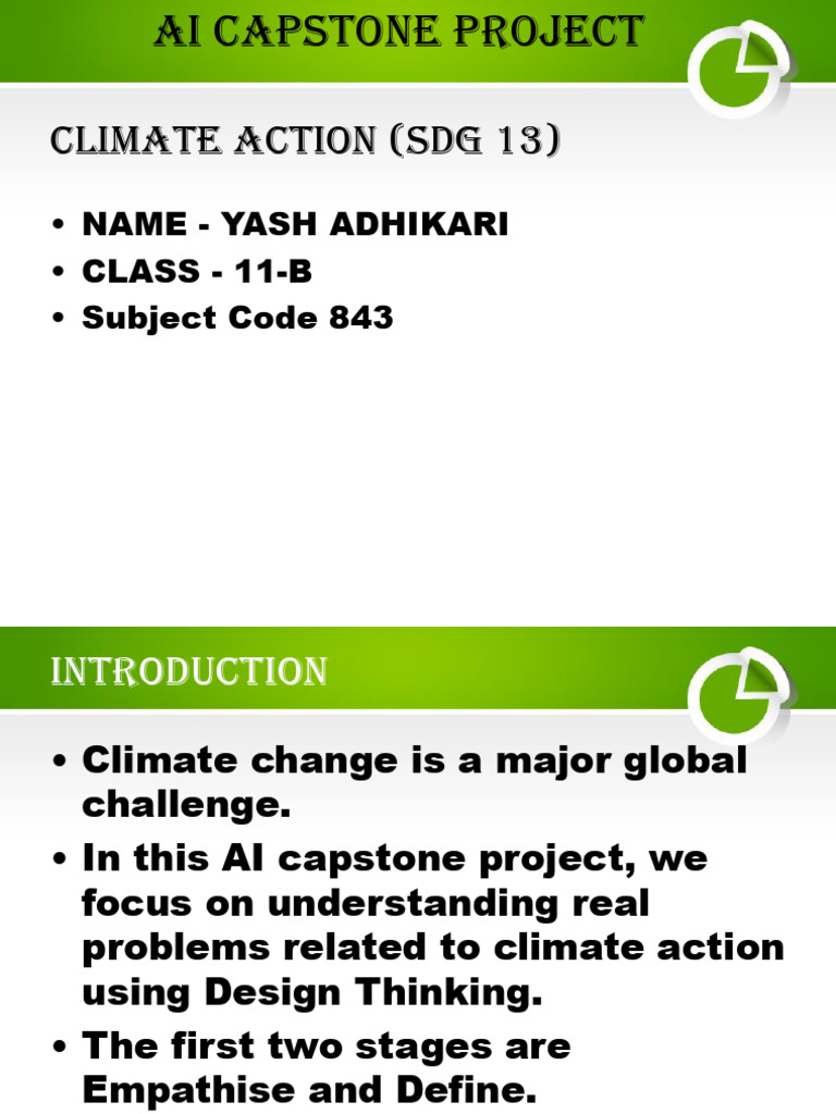 Ai Capstone Project Class 11-b | PDF