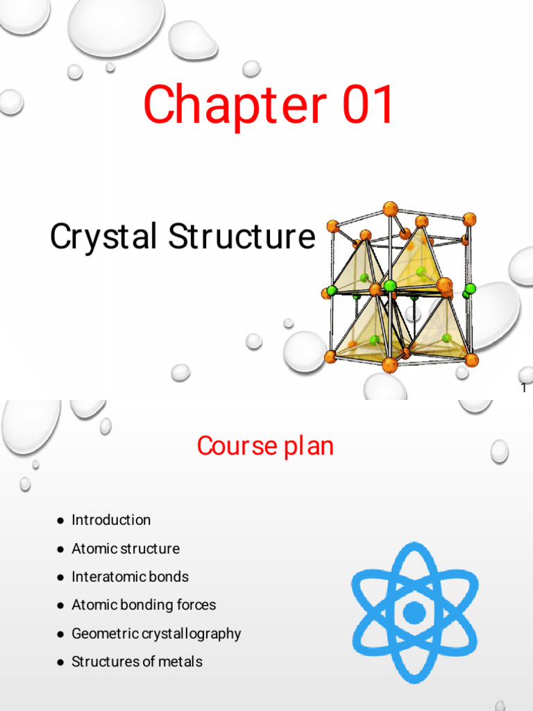 Understanding Crystal Structures | PDF | Chemical Bond | Covalent Bond