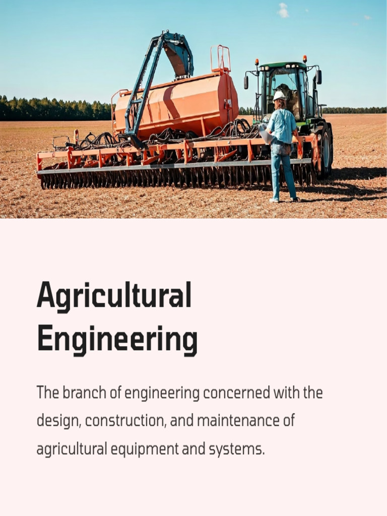 Key Concepts in Agricultural Engineering | PDF | Agriculture | Soil