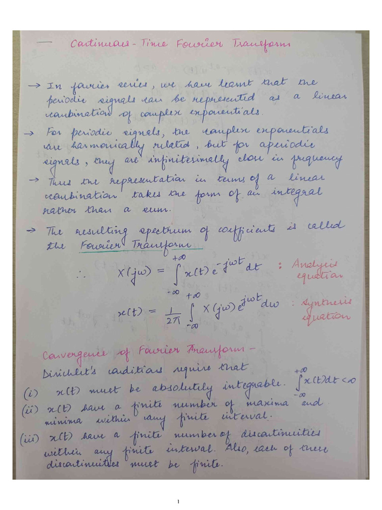 CTFT Notes | PDF