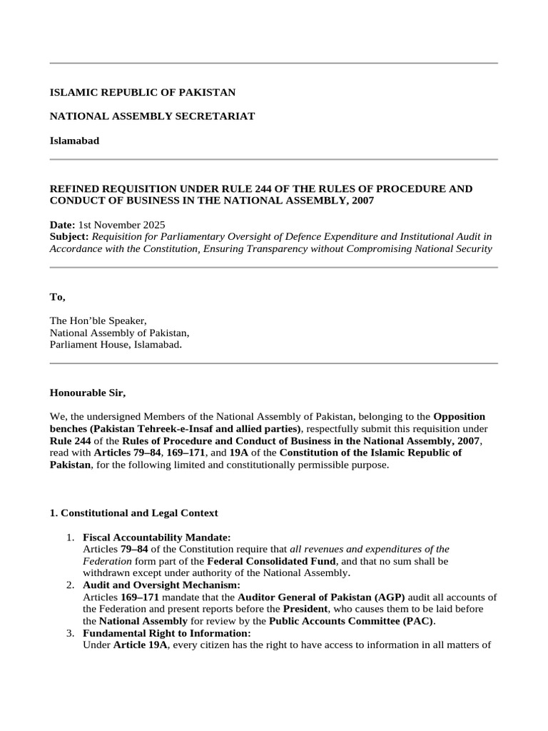 Parliamentary Oversight of Defence Spending | PDF | Audit | Justice
