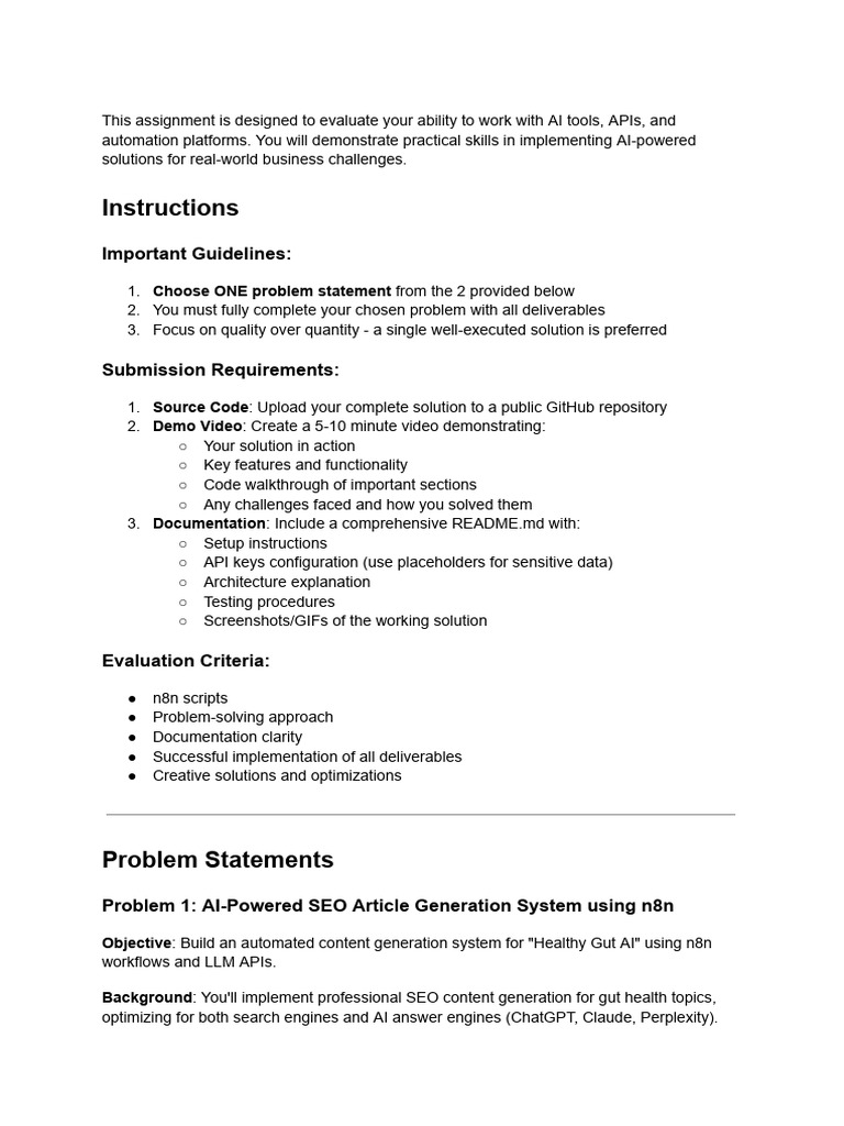 Assignment Software Engineer | PDF | Artificial Intelligence ...