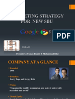 Marketing Strategy of Google