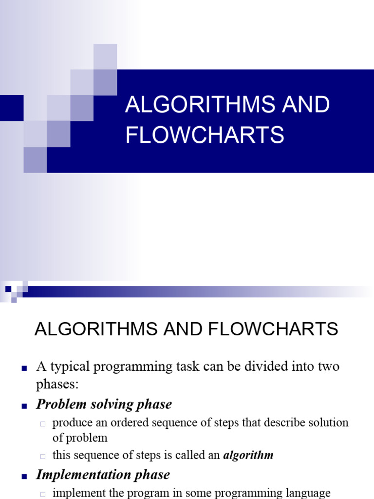 Understanding Algorithms and Flowcharts | PDF | Algorithms | Computer ...