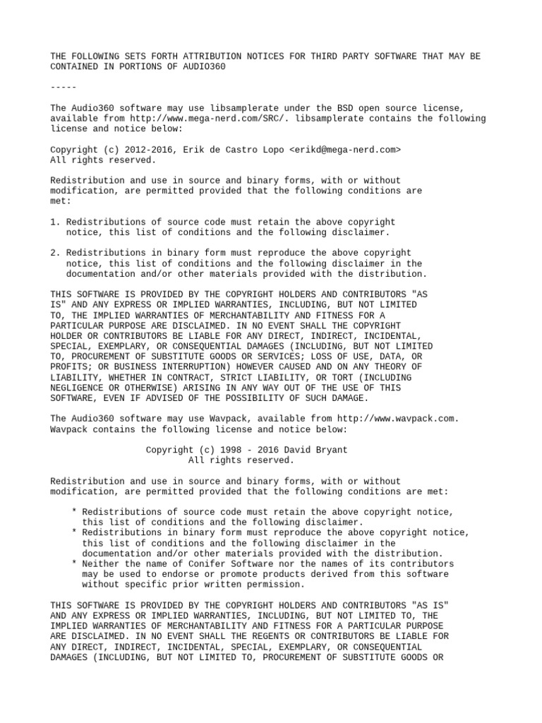 ThirdPartyNotices (1) | PDF | Copyright | Disclaimer
