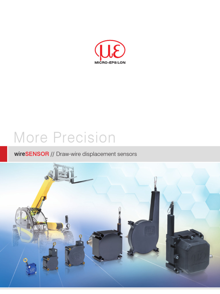 Industrial Draw-Wire Sensors Overview | PDF | Electrical Connector ...