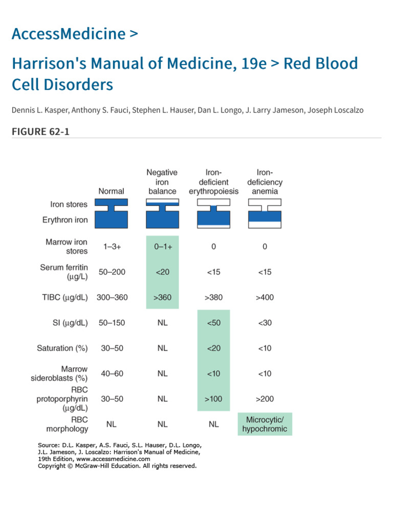 Red Blood Cell Disorders Overview | PDF