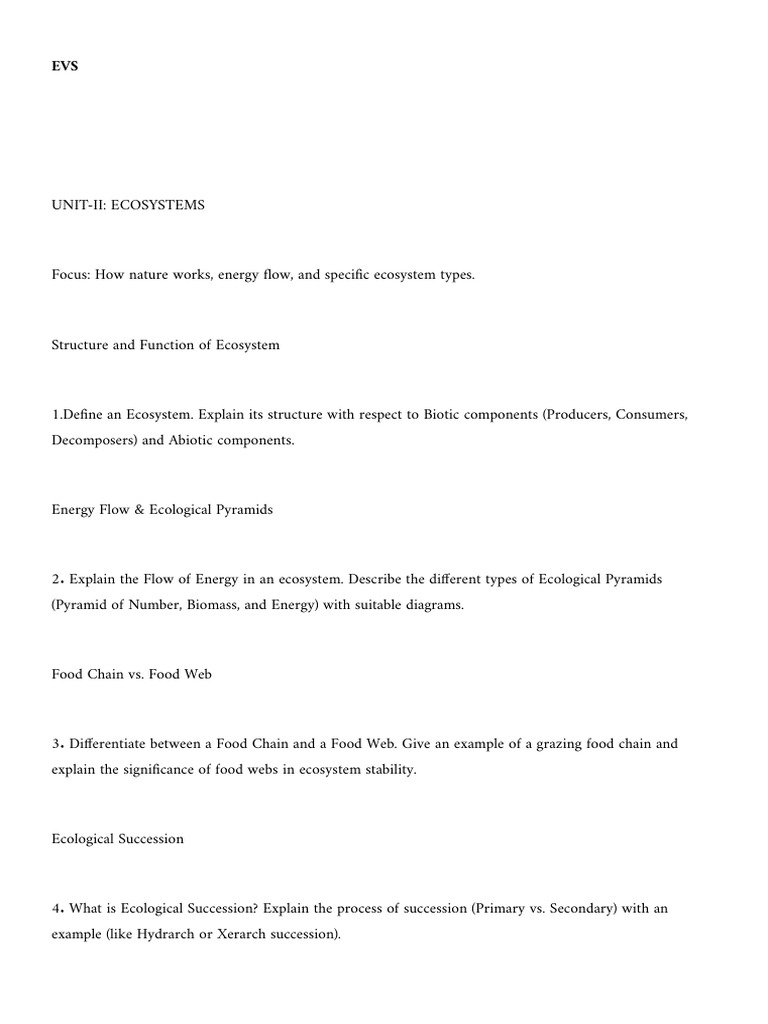 EVS by Headss | PDF | Ecosystem | Ecology