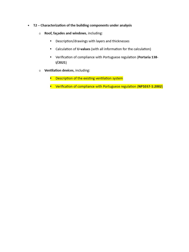 Building Component Analysis and Compliance | PDF