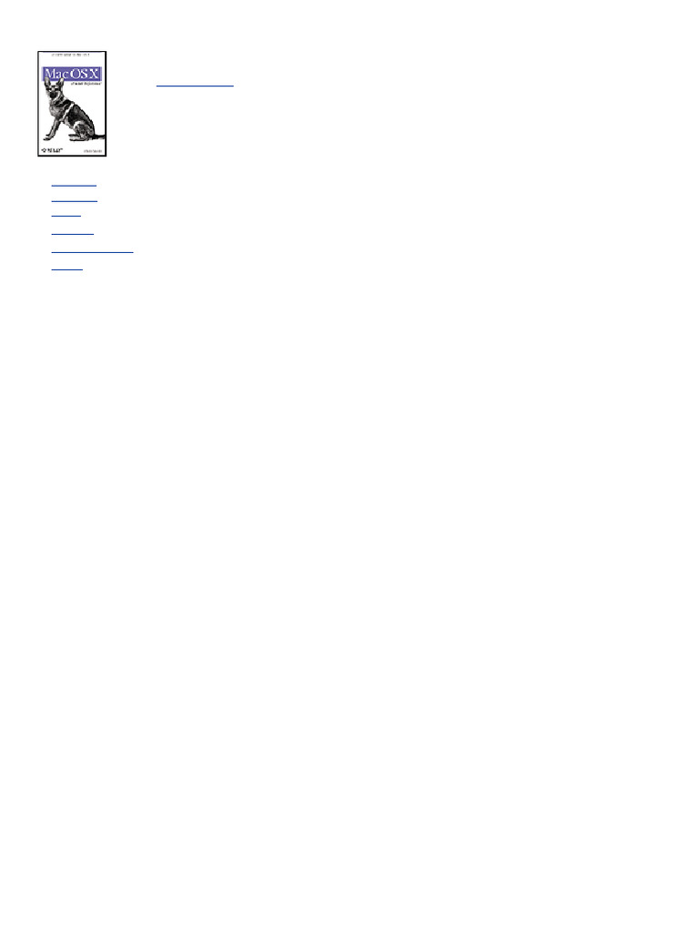 Mac OS X Pocket Reference Guide | PDF | Finder (Software) | Window ...