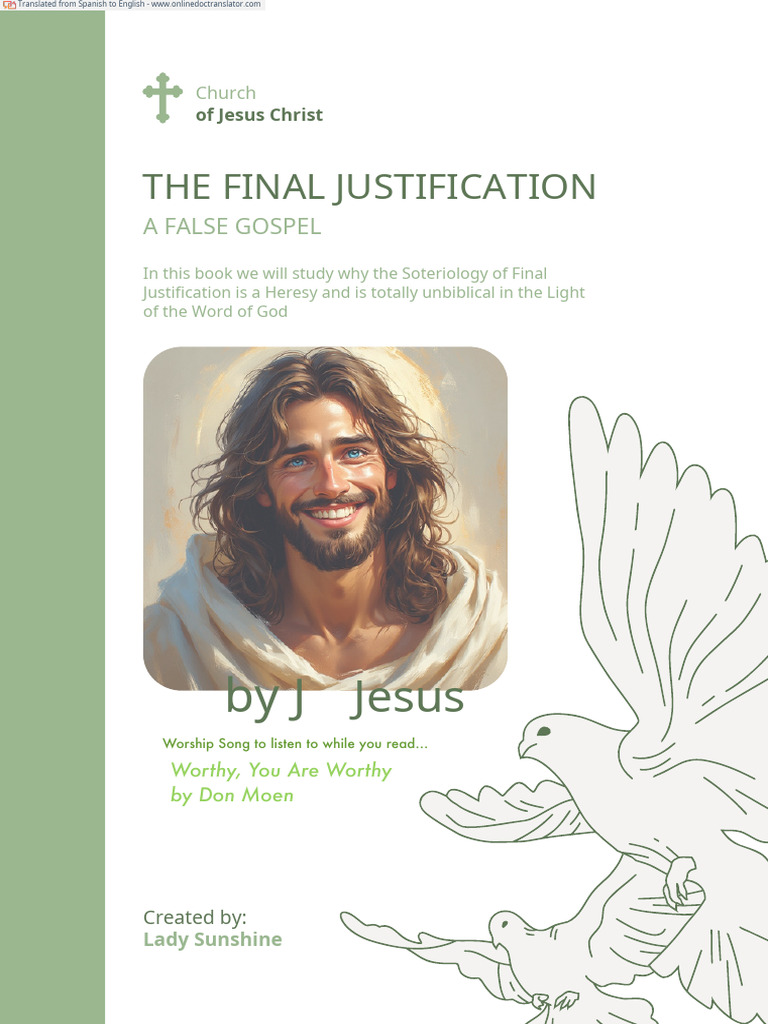 The Final Justification - A False Gospel - Lady Sunshine | PDF ...