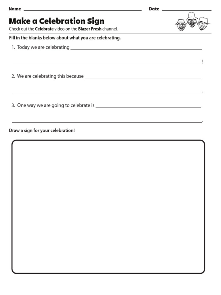 Create Your Celebration Sign | PDF