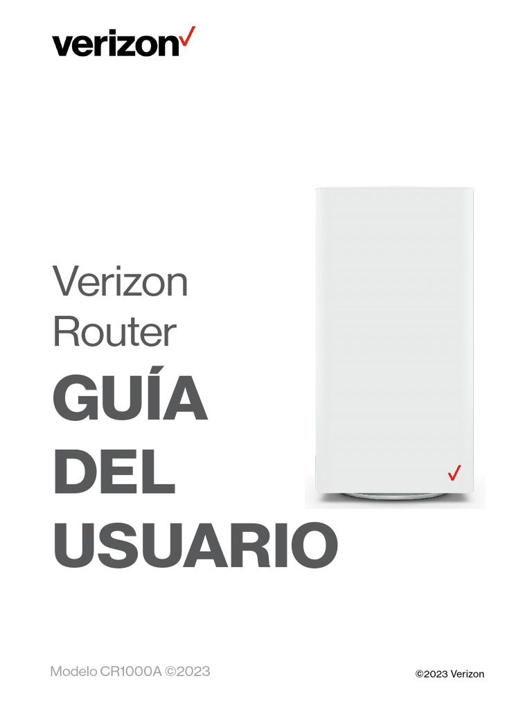 Guía de Usuario del Router Verizon CR1000A | PDF | Enrutador ...